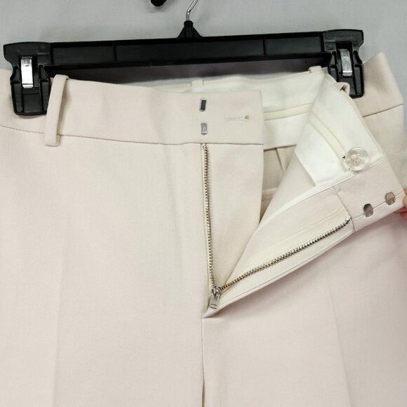 Frame Le Crop Flare Trouser Women’s 4 Ivory Thick Stretch Shaping Pant - Picture 7 of 12